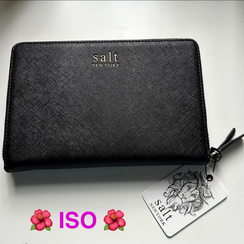 ISO - Salt New York Black or Grey Zip Magnetic Palette